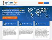 Tablet Screenshot of chessads.com